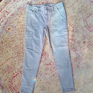 American Eagle Outfitters Gray High-Rise Jeans